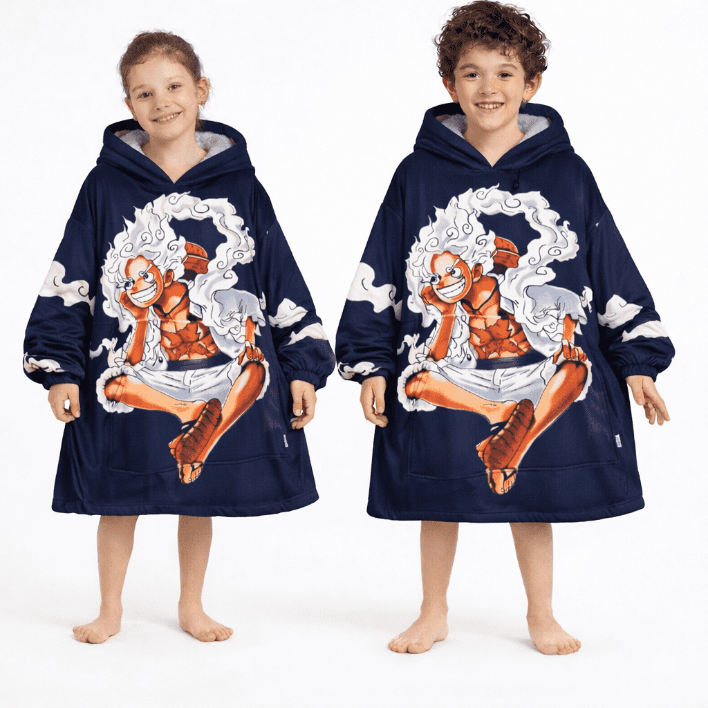 Luffy gear 5 Blanket Hoodie