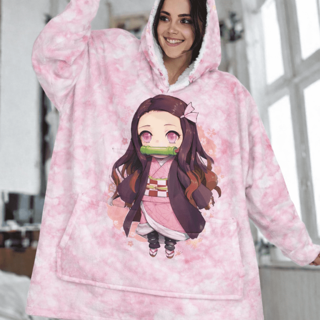 Nezuko Kamado Blanket Hoodie