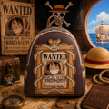 One Piece Wanted Dead or Alive Monkey D. Luffy Mini-Backpack - Entertainment Earth Exclusive