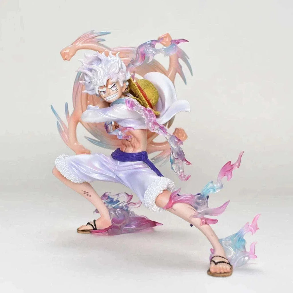 Monkey D. Luffy Anime Figure Gear 5, One Piece Action Figurine PVC Collection 19 CM