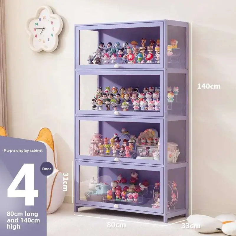 Blind box storage display stand model storage box dustproof building block doll figure display cabinet