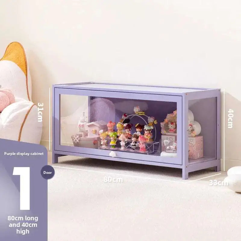Blind box storage display stand model storage box dustproof building block doll figure display cabinet