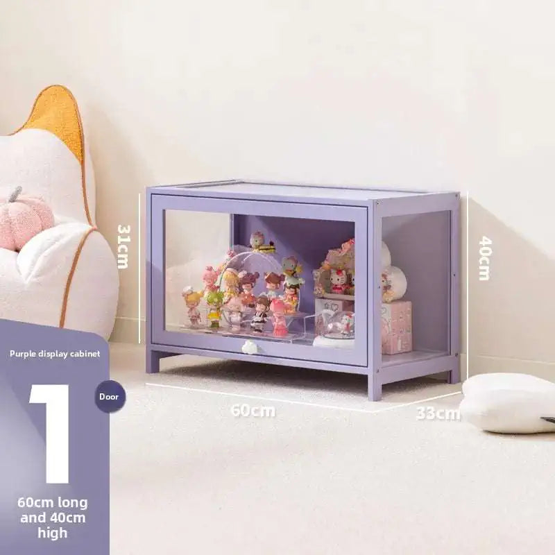 Blind box storage display stand model storage box dustproof building block doll figure display cabinet