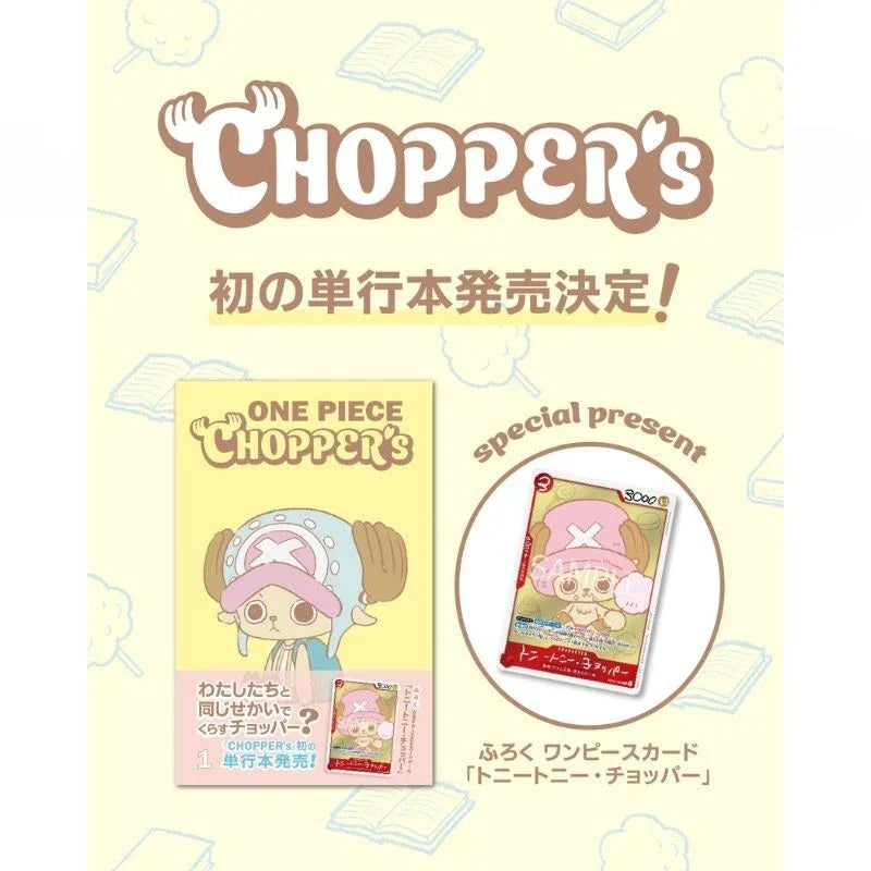 (Japanese) One Piece TCG: Chopper's Vol.1 Comics Promo Card and Book